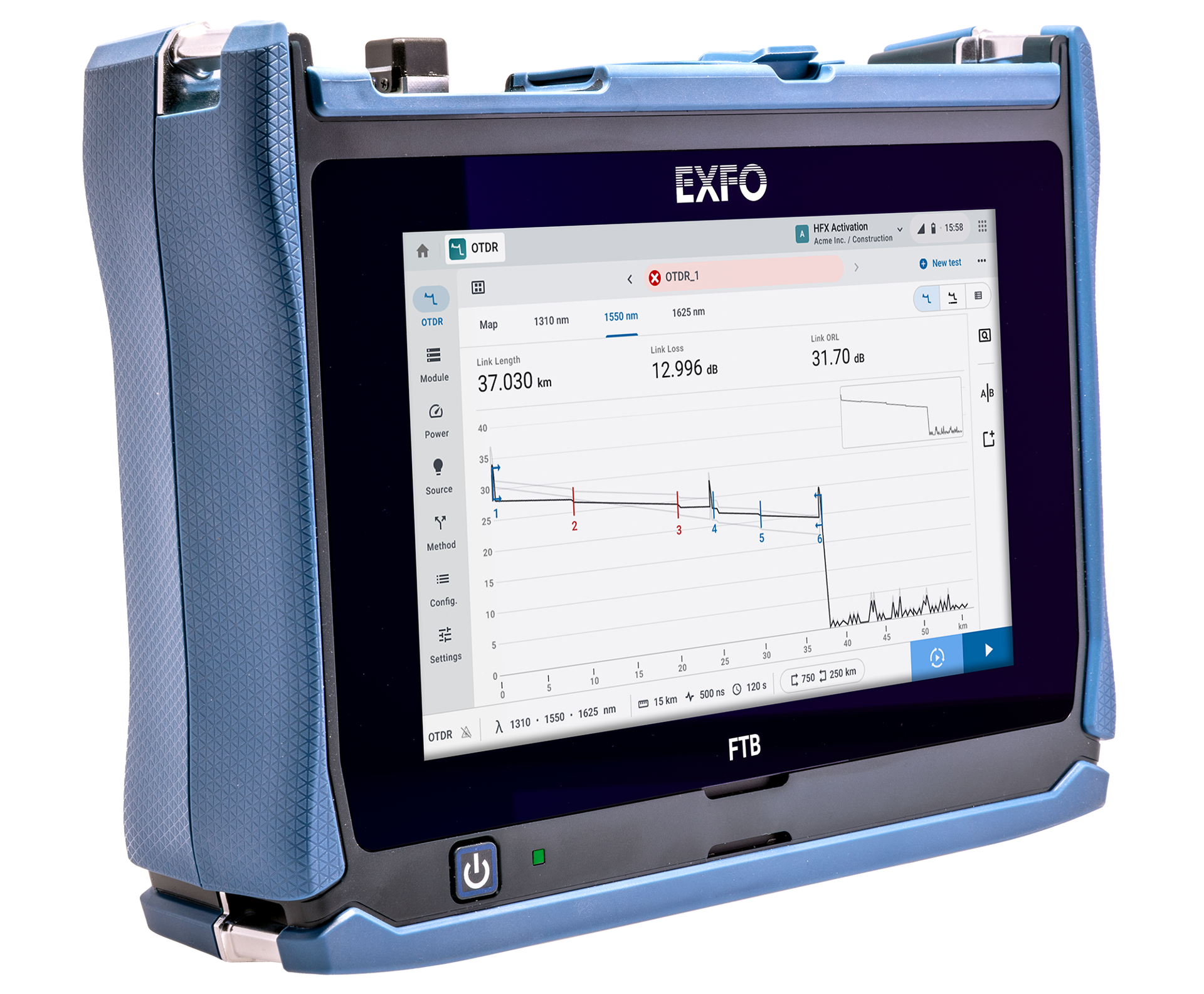 Exfo FTB Lite 750C Connected metro/longhaul OTDR - Image 2